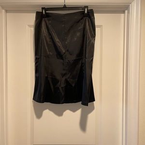 Jessica Satin Knee-Length Skirt